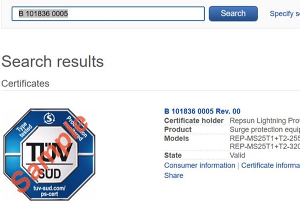 喜訊！立信獲得(de)新的(de)産品TUV認證