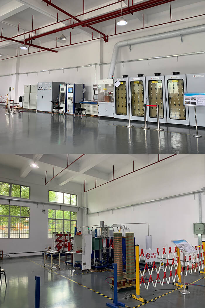 立信團隊成員(yuán)去(qù)參觀産品的(de)實驗室